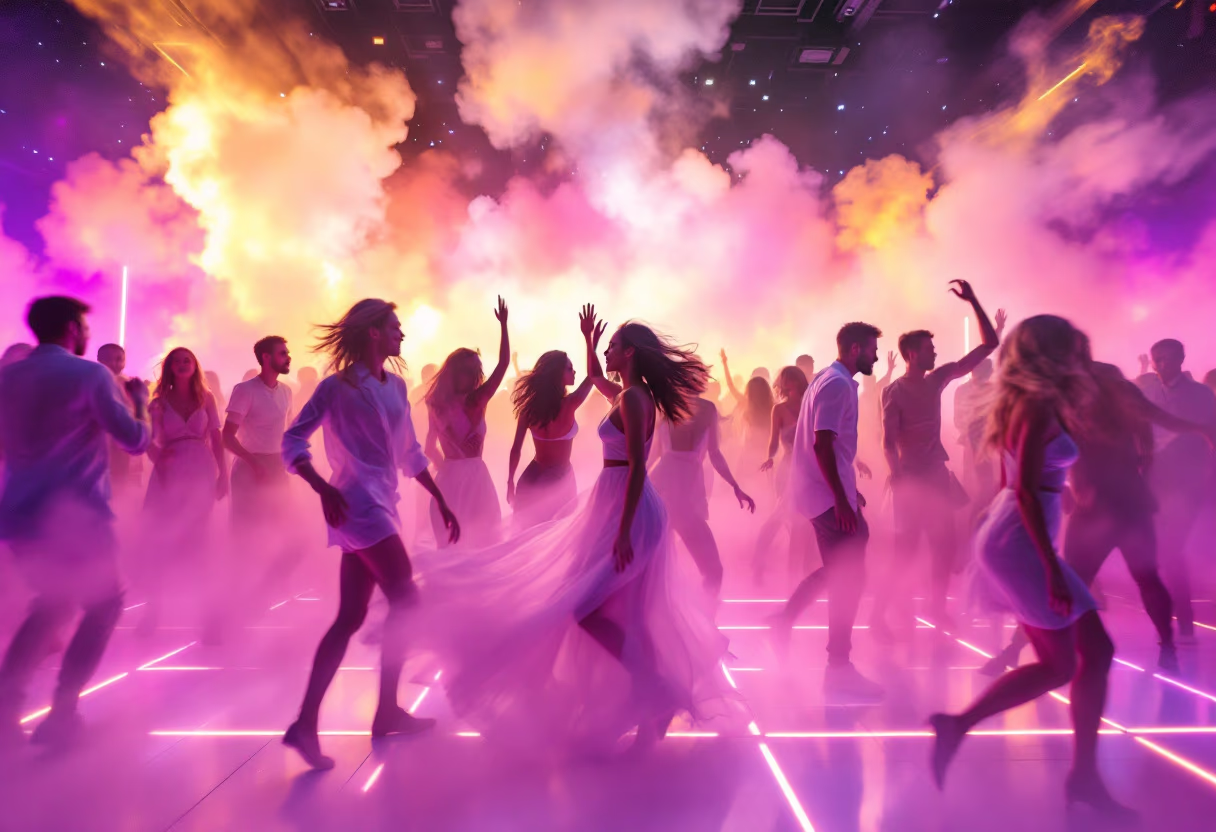 image of guests enjoying a party (for a bars & pub)