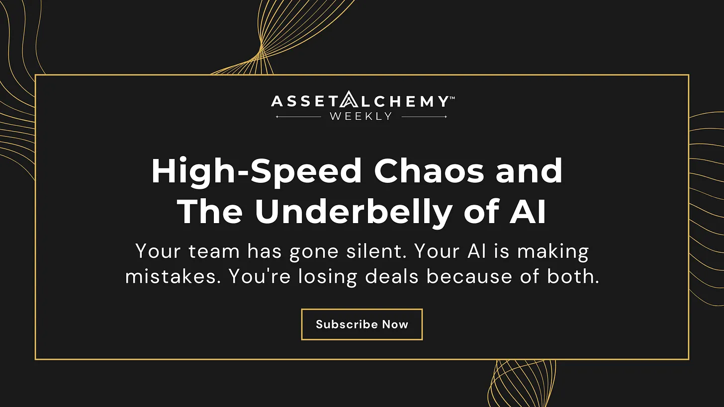 Colin Taylor Asset Alchemy analysis of four AI implementation fracture points that kill businesses automating before documenting
