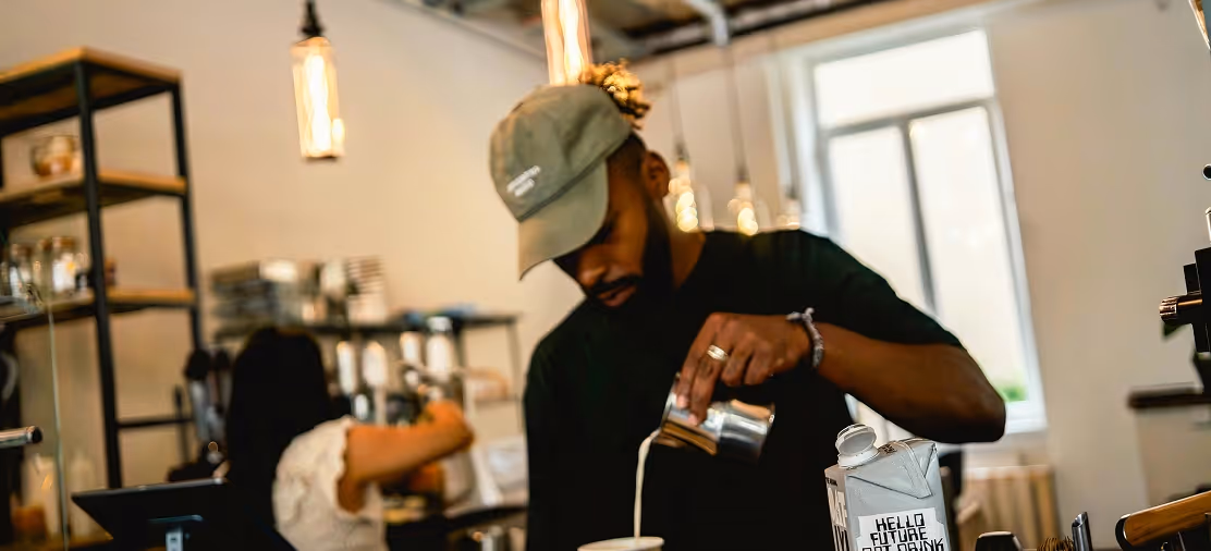 A man coffee Image