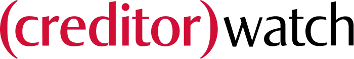 The word 'creditor' in bold red font enclosed in red parentheses on a transparent background.