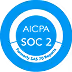 Blue circular AICPA logo with white background.
