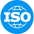 Blue circular badge with the text 'ISO' in bold uppercase letters.