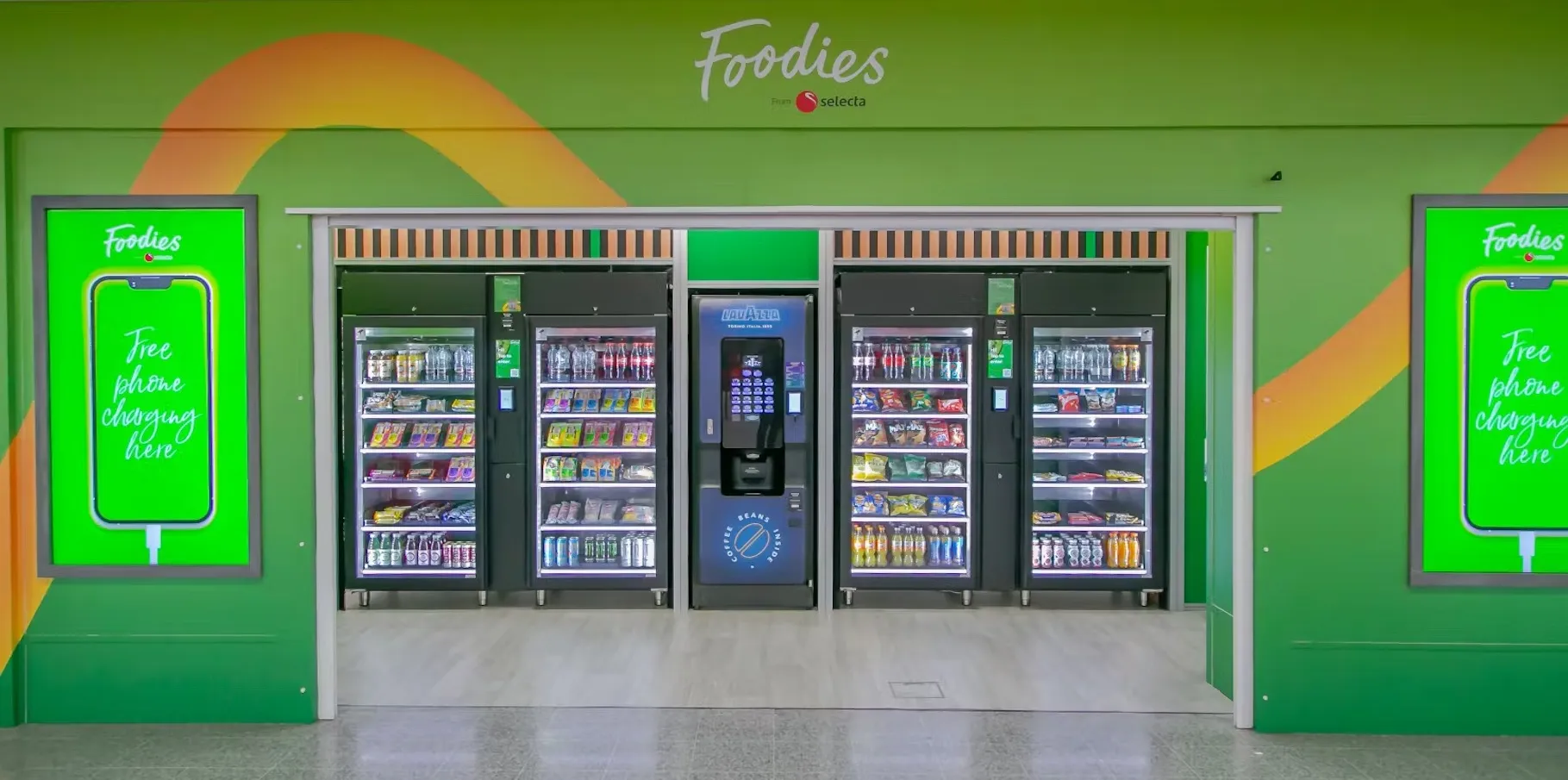Selecta Foodies store at East Midlands Airport