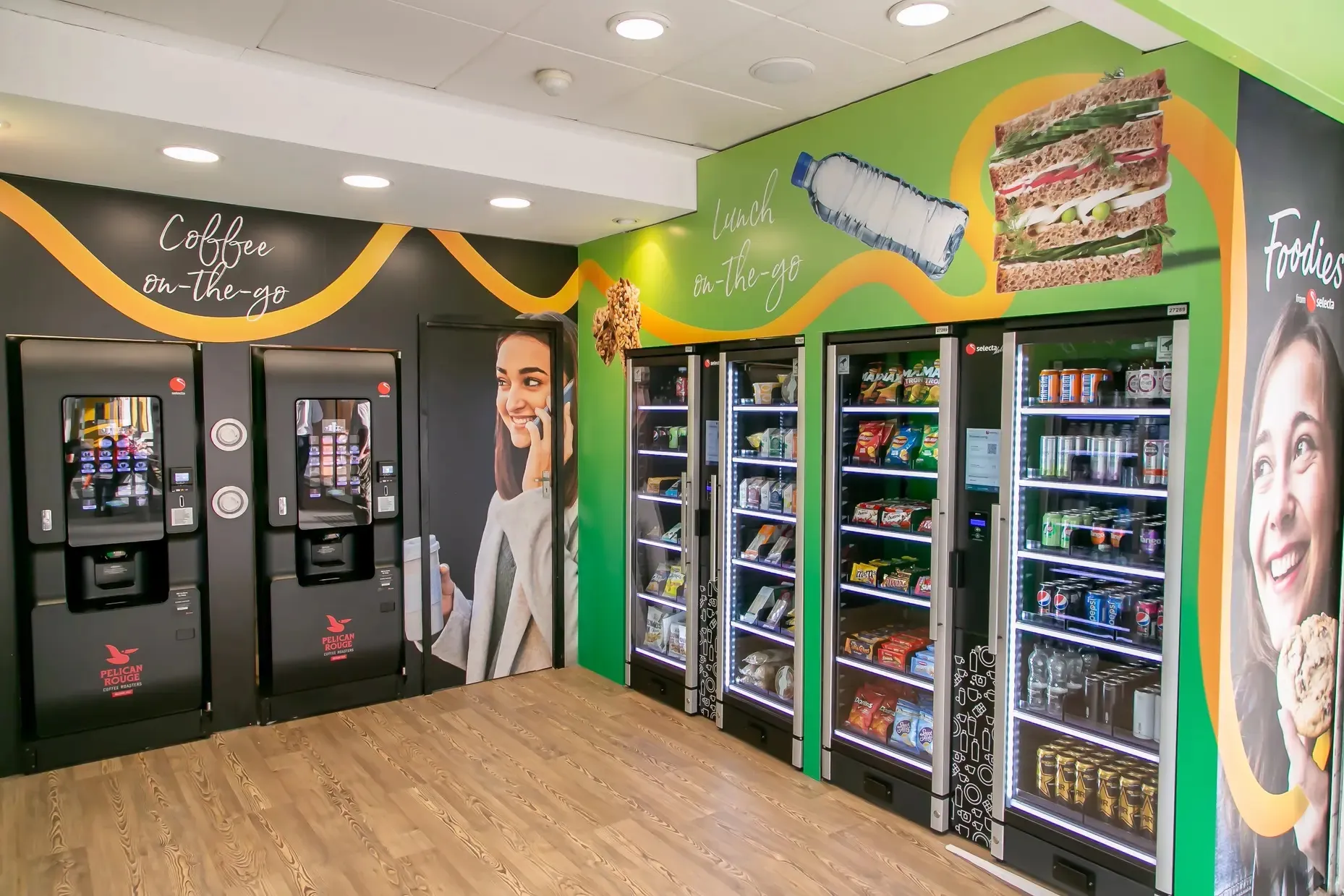 Selecta autonomous store in Croydon, London