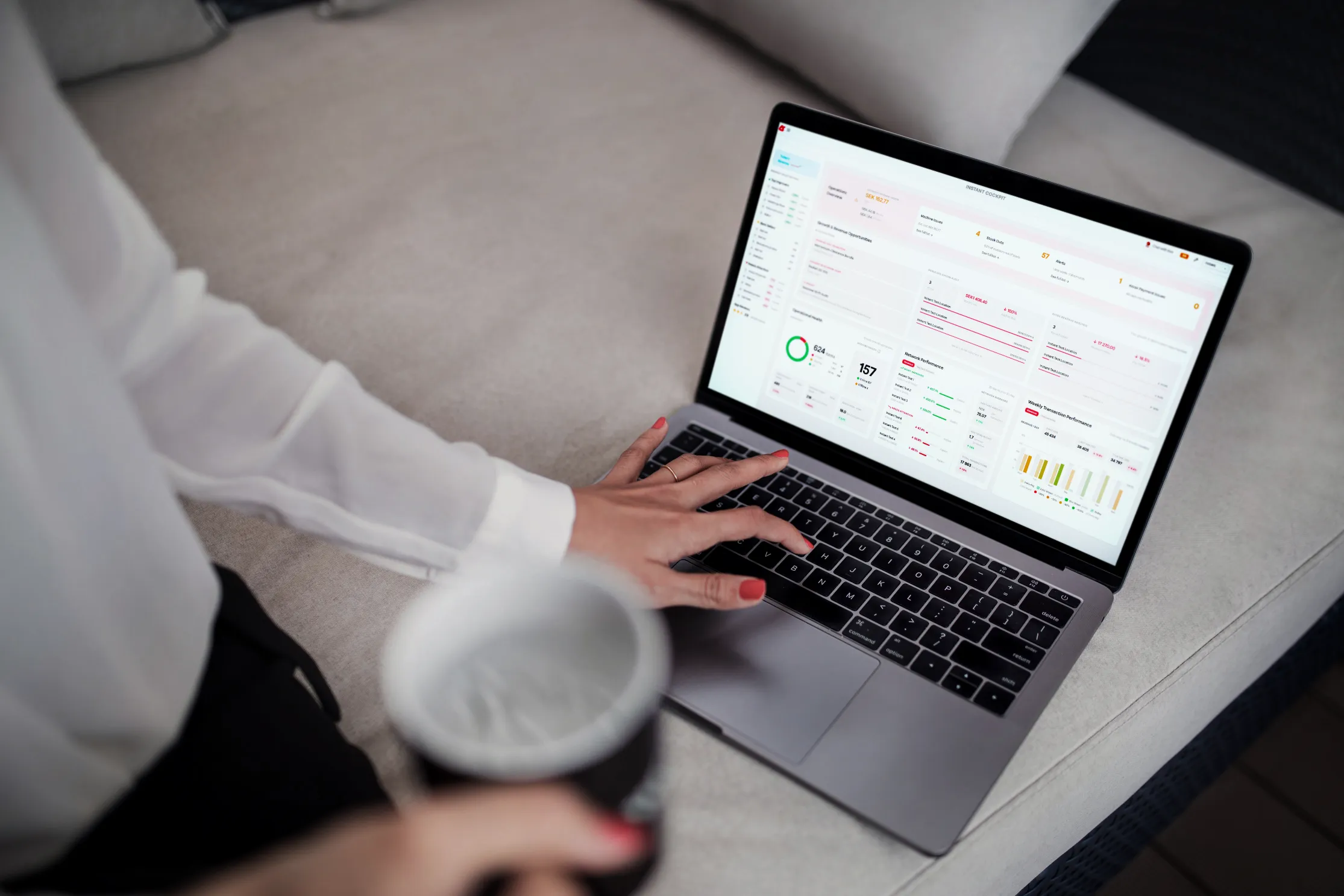 Manufacturing automation dashboard