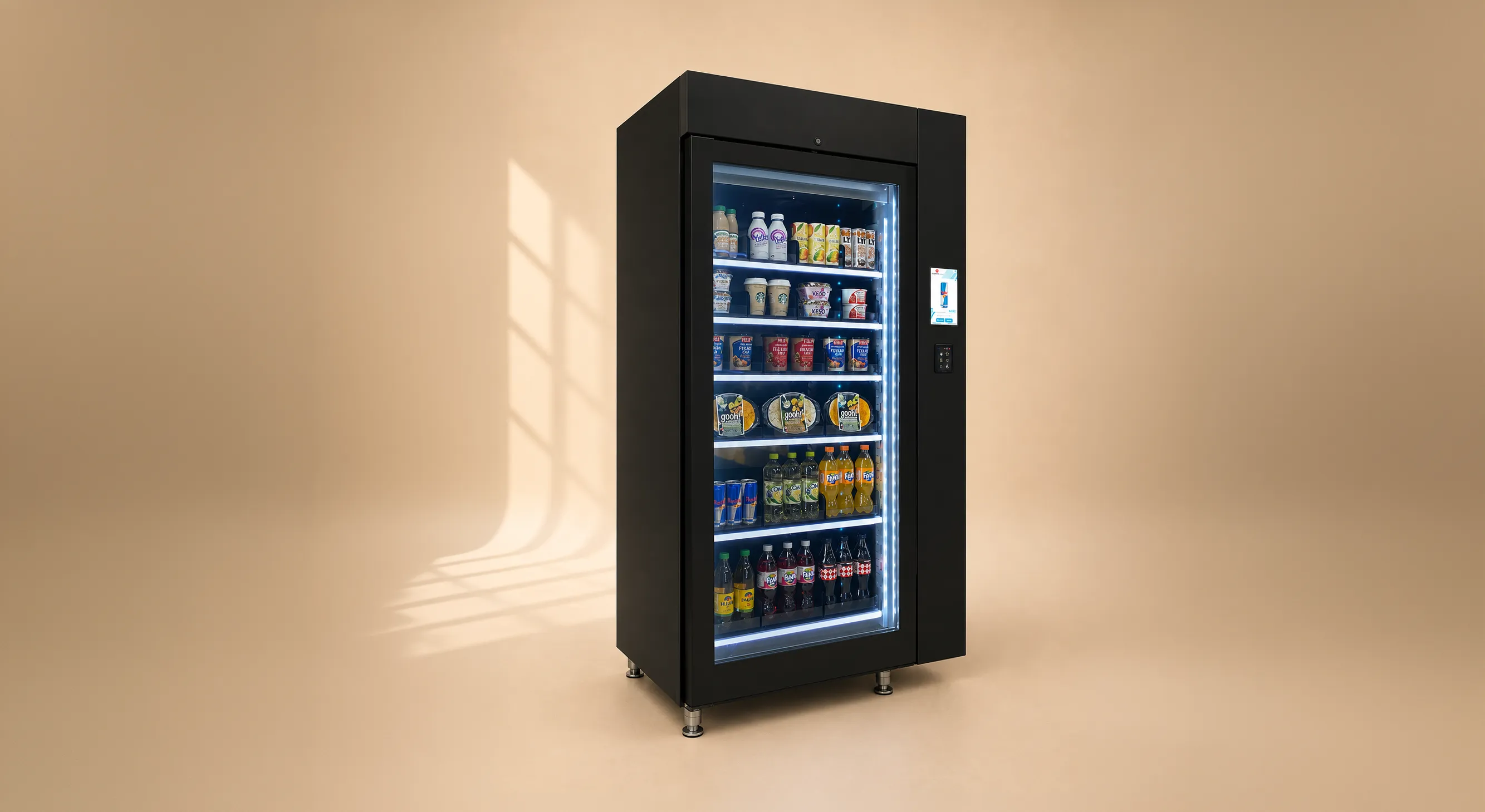 Instant ID age verification on an Instant 850 smart cooler