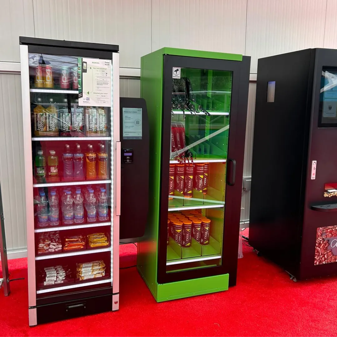 Self-service terminal in an industrial supply aisle