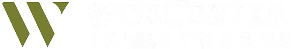 Worcester Investments logo with stylized W and company name in white text.