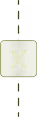 Green square icon with white letter X centered on a transparent background.
