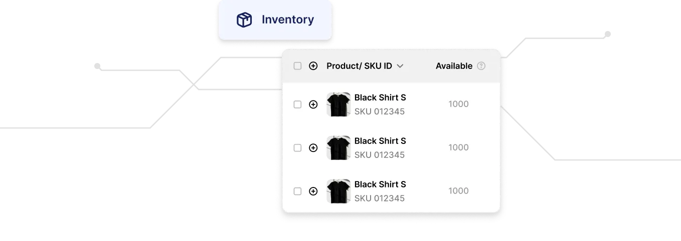 Product drops flowa illustration