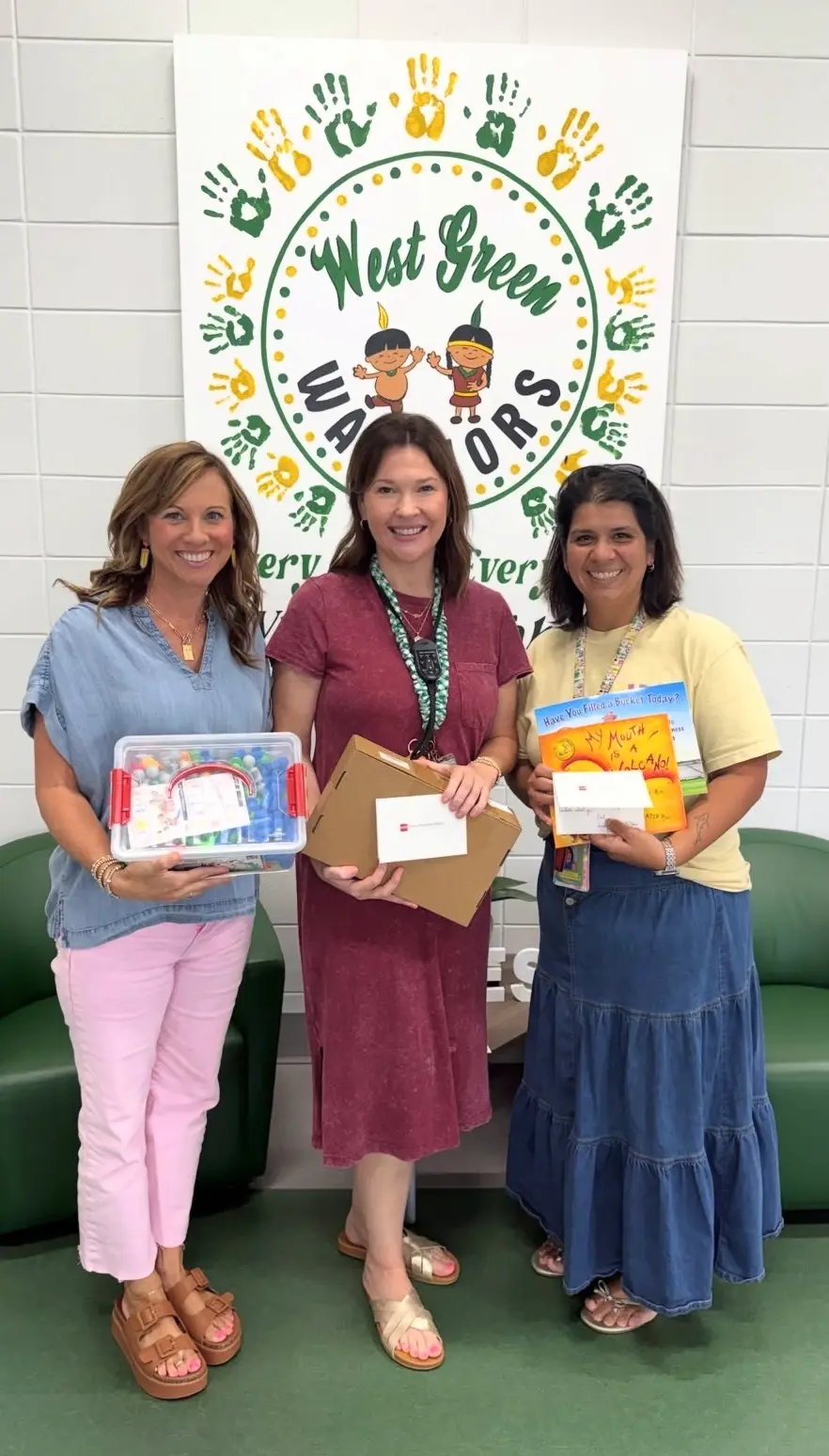 Britney Winters, Anna Alvarado, Laura Curtis, West Green Elementary, Coffee County Schools