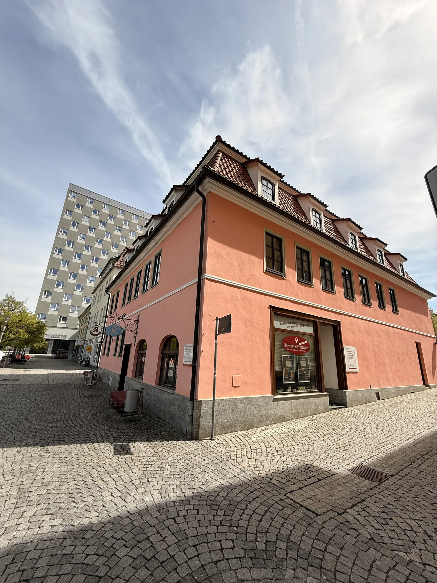 Fleischerei Fratzscher, Filiale am Marktplatz in Suhl