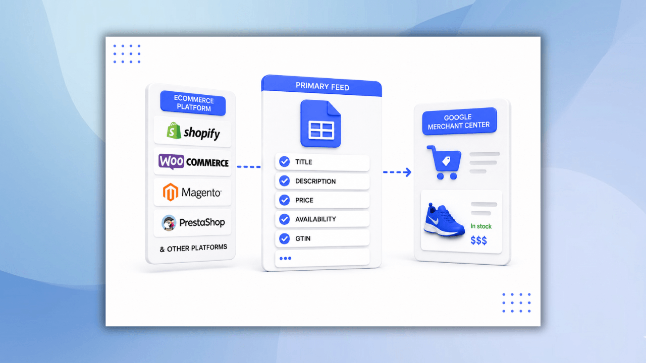 How primary feeds are built on Shopify, WooCommerce and other platforms