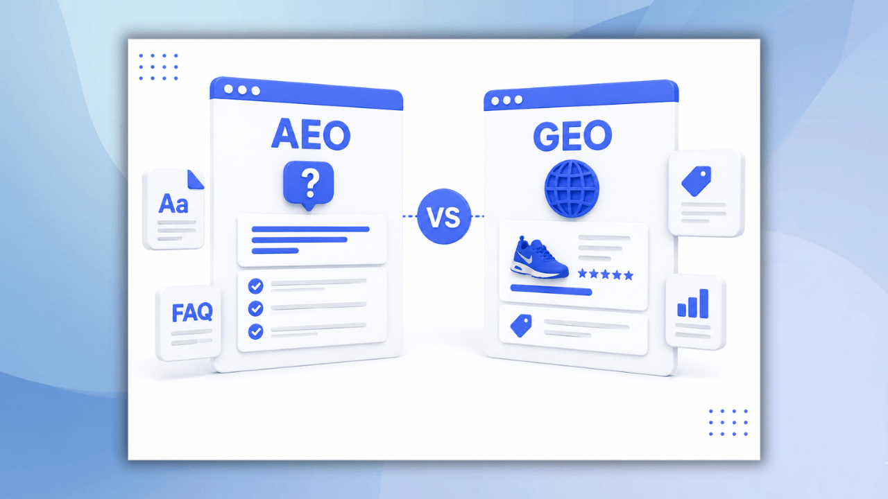 image showing AEO vs GEO