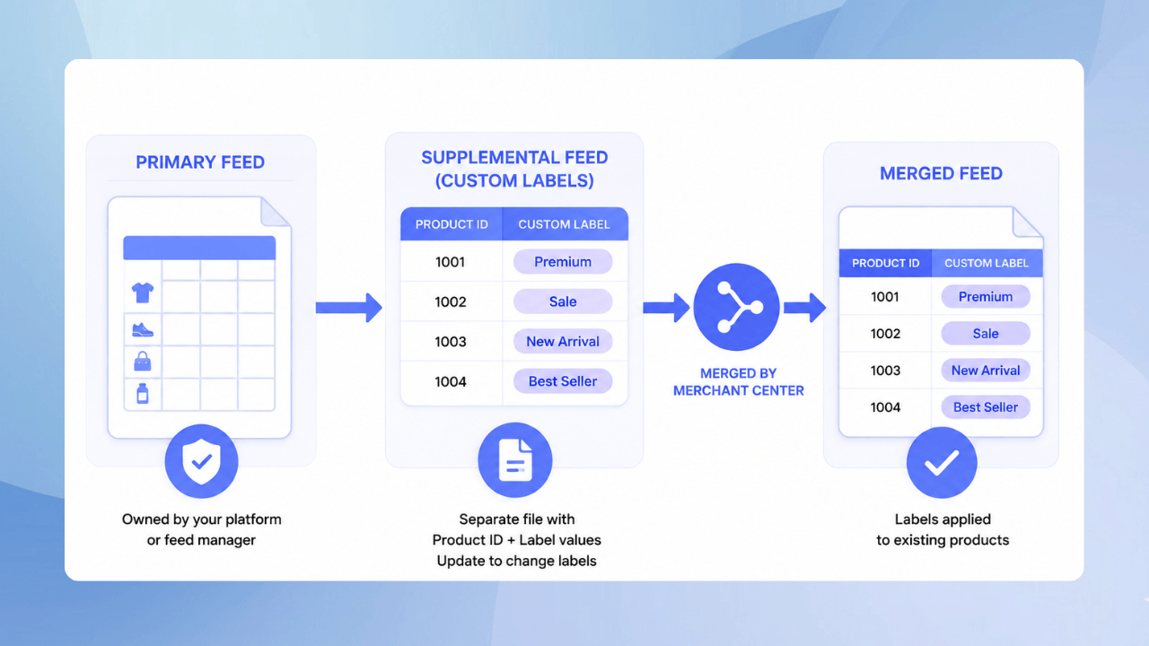 Method four: supplemental feed labelling