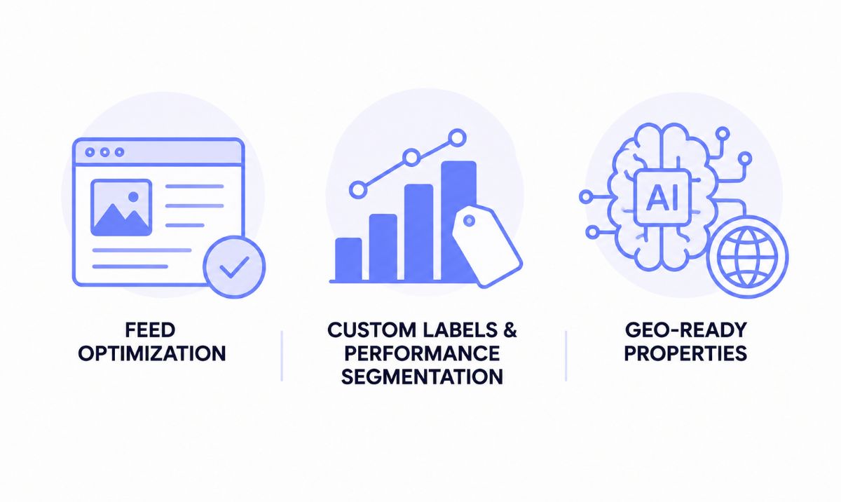 What Clarmix enriches: feed optimization, custom labels, and GEO-ready properties