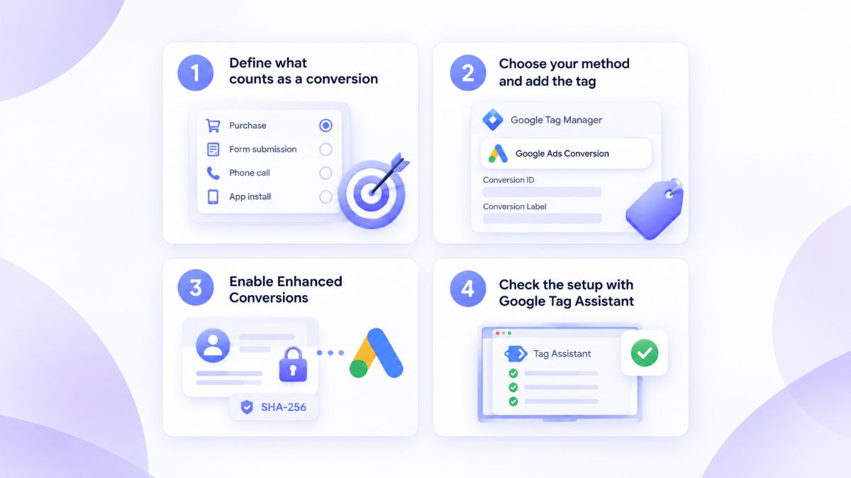 How to set up Google Ads conversion tracking
