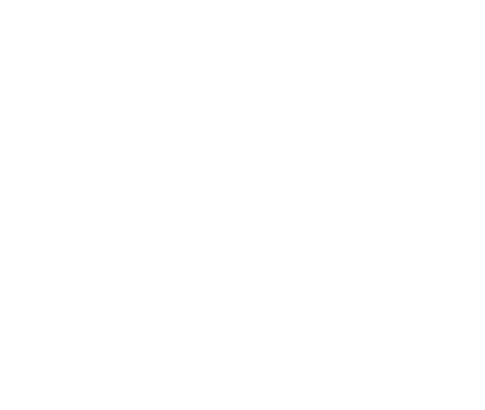 White abstract geometric shape with angled and connected lines on a black background.