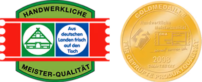 CMA Handwerkliche Meister-Qualität und CMA Goldmedaille