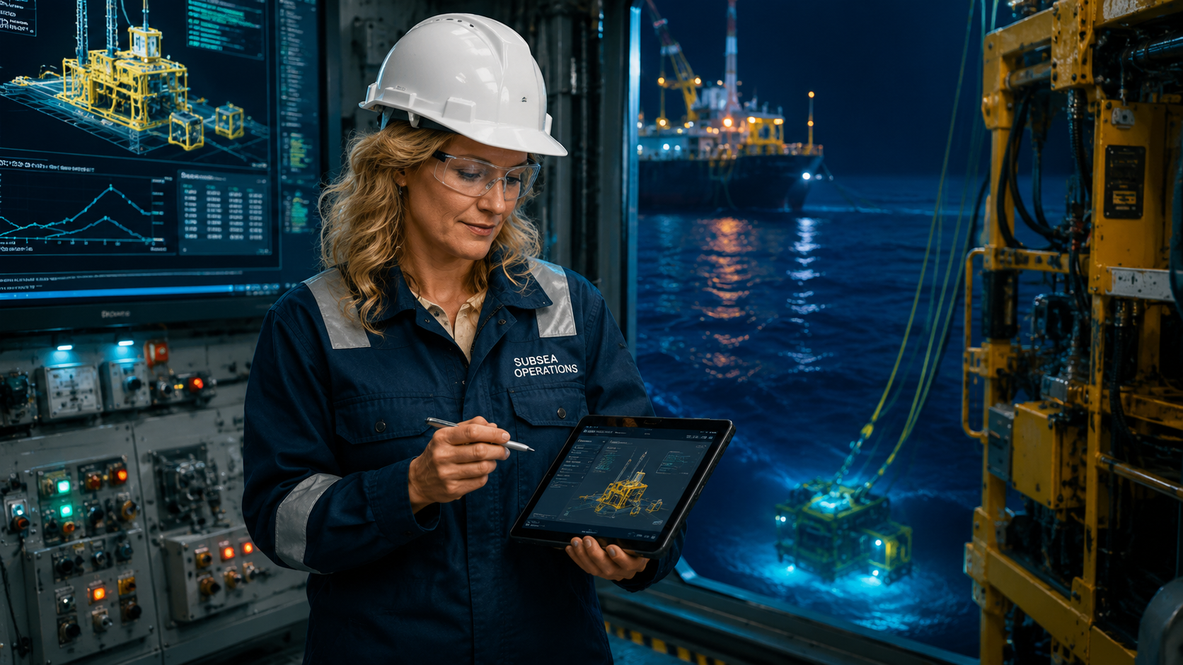 Houston presentation design agency developing subsea engineering presentations for offshore technology projects.