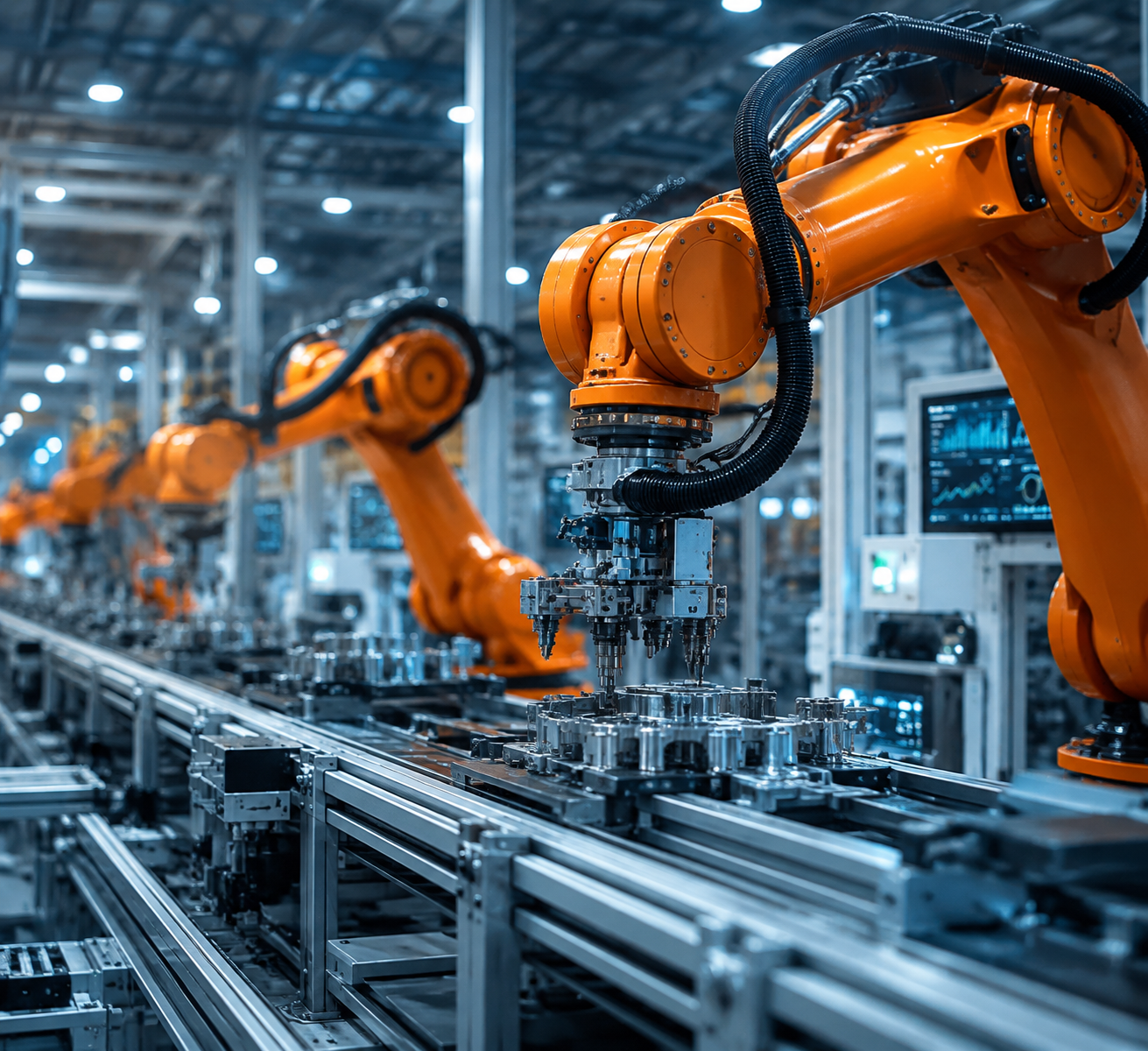 Sales deck for manufacturing and industrial companies presents solutions, operational value, proof, and buyer