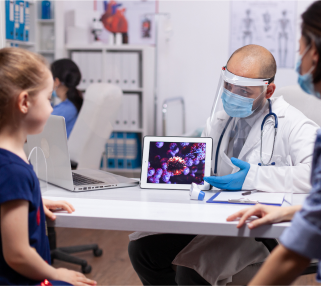 Toronto healthcare presentation design using clear visuals to explain medical and life sciences data and more.