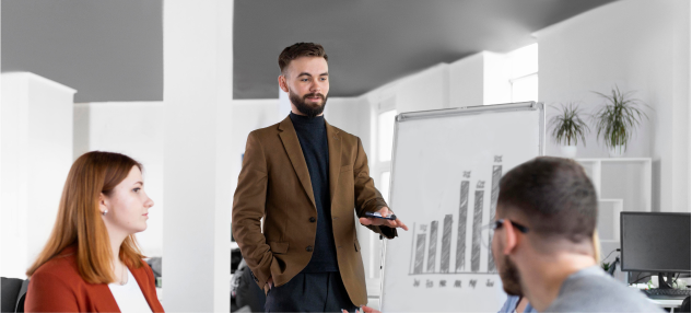 Presentation consulting experts developing clear business slides, messaging, visuals, and storytelling for cli