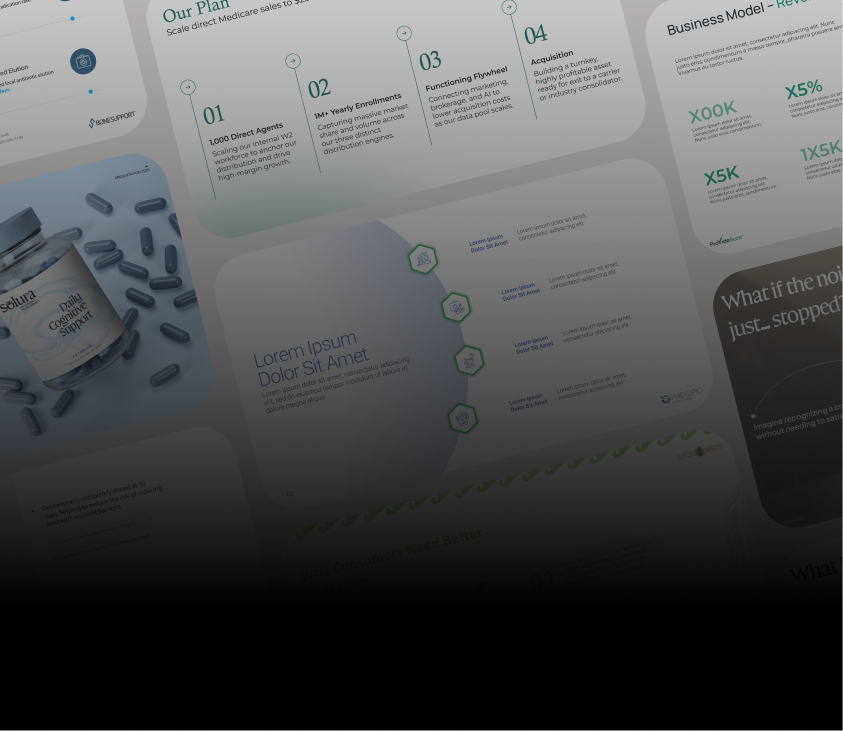 Global corporate presentation template system showing reusable slide layouts for consistent enterprise.