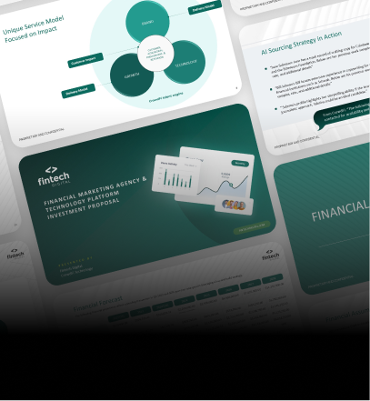 Colorado presentation design example featuring clean charts, product visuals, and organized business content.