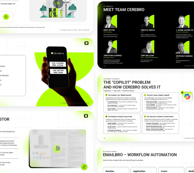 Dubai Internet City technology team using AI presentation design for innovative business strategies and growth