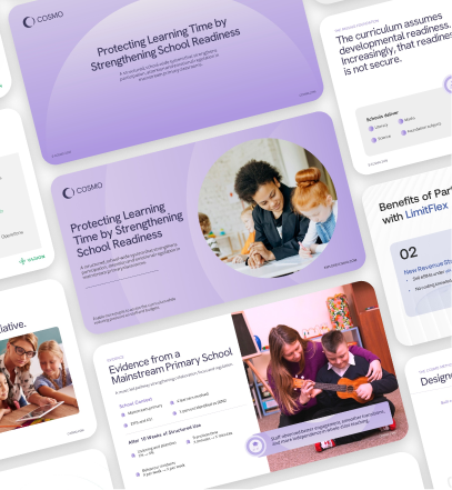 K-12 adaptive learning platform deck slides that won a $47M district contract after a rebuild