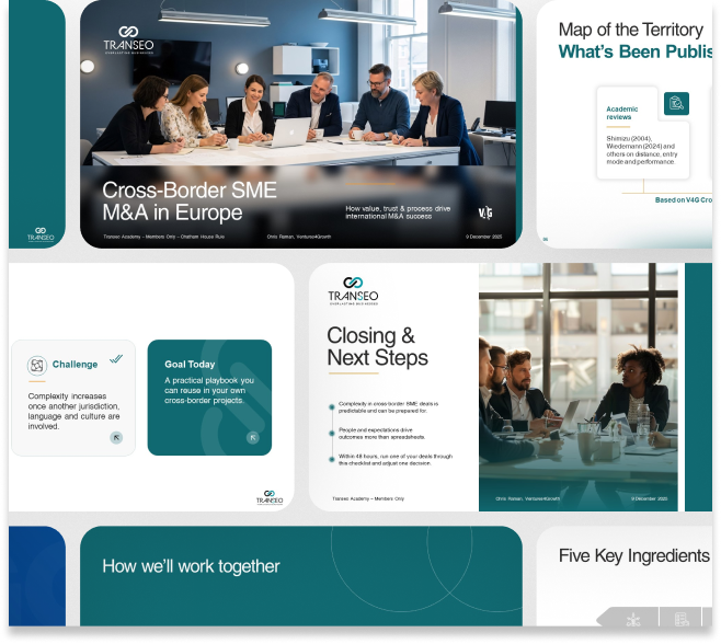 Executive presentation consulting focused on concise messaging, polished slides, audience needs, and confident