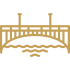 Riverfront and water access icon