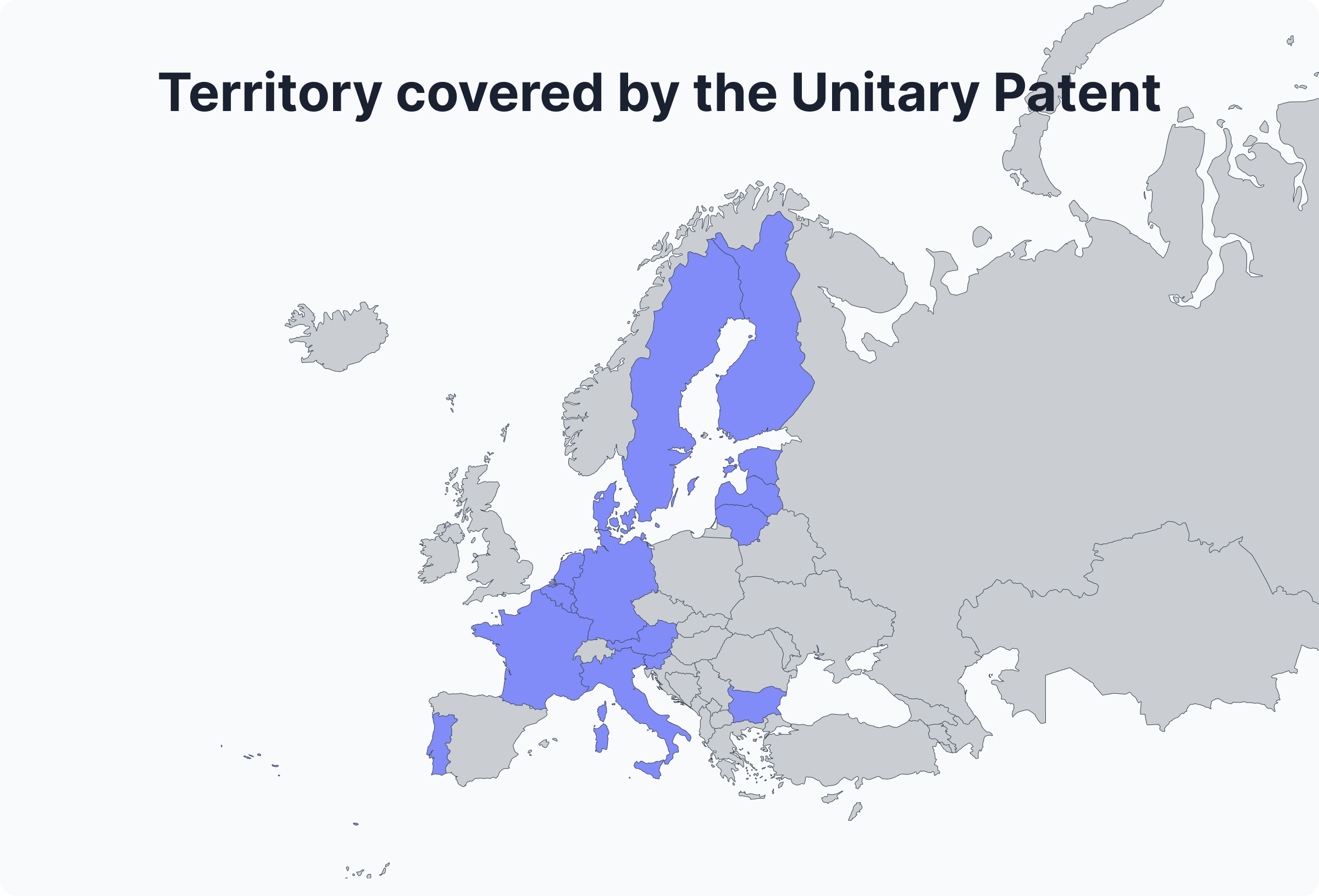 unitary patent teritory