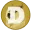 Yellow smiley face coin with a playful wink and tongue sticking out.