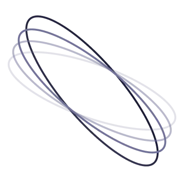 Smooth dark ribbon-like shape twisting into a continuous looping figure against black background.