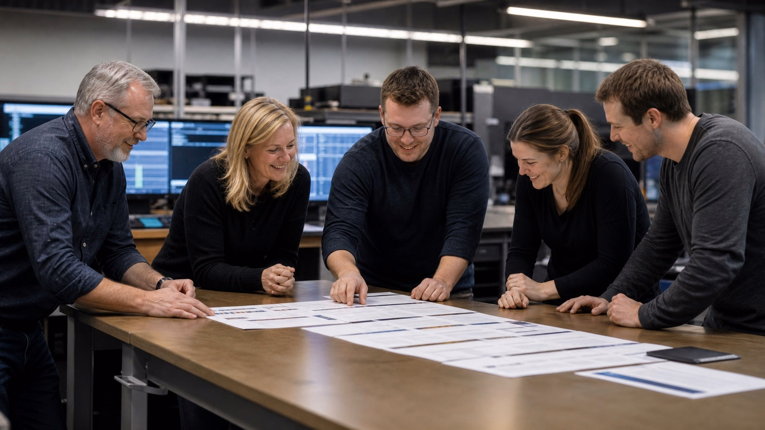 Workshop participants review AI security compliance checklists 59