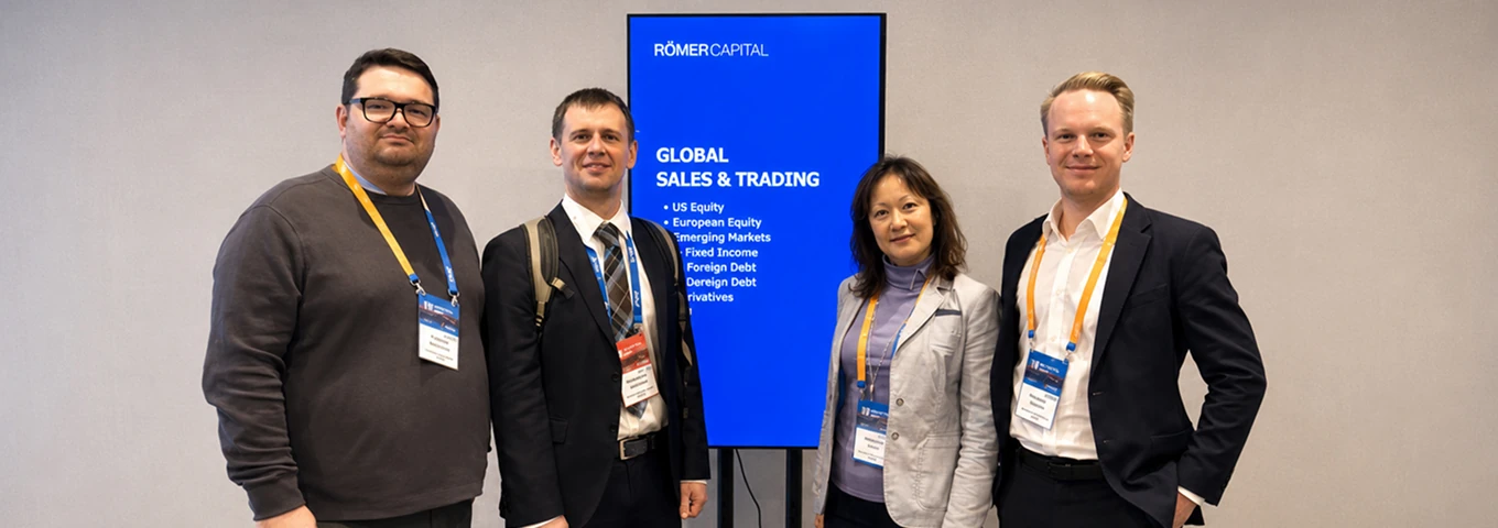 Roemer Capital representatives at the IV Capital Markets Conference in Yerevan, Armenia.