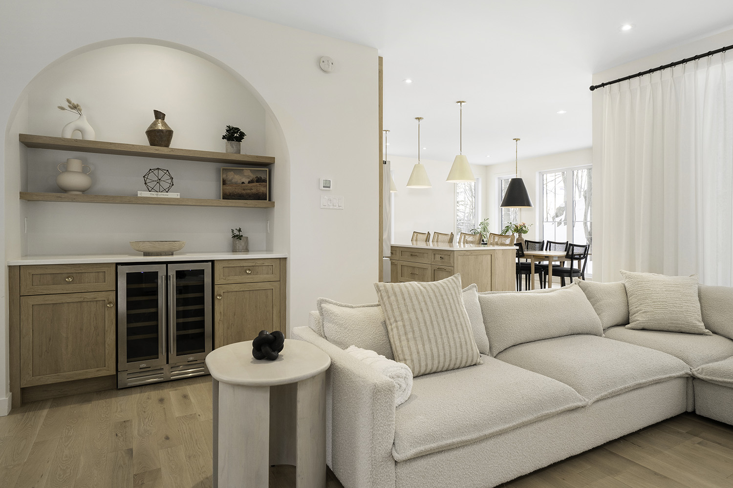 Salon d'un Airbnb