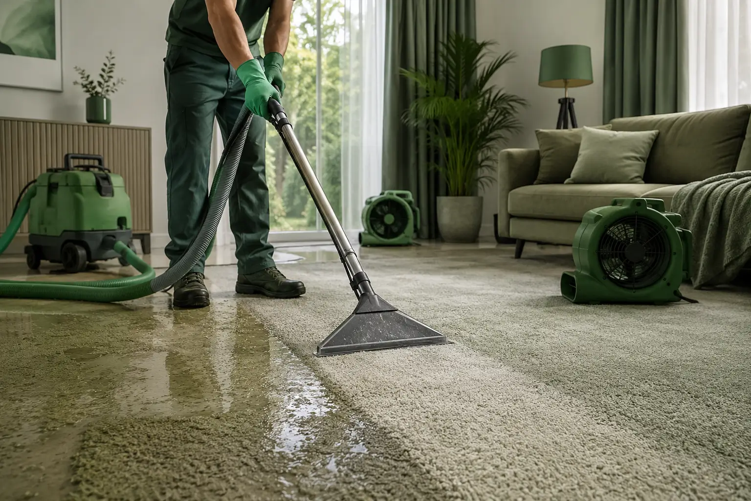 Nettoyage après un dégât des eaux - TapisClean