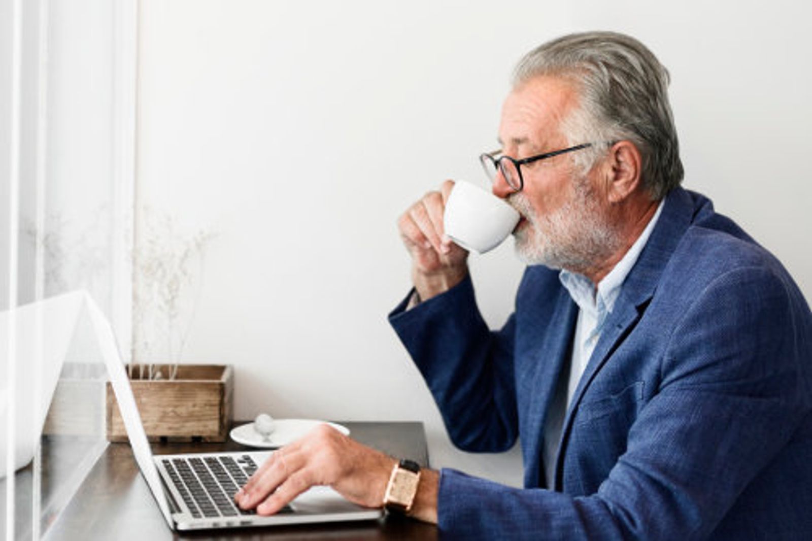 Image result for business man reading blog