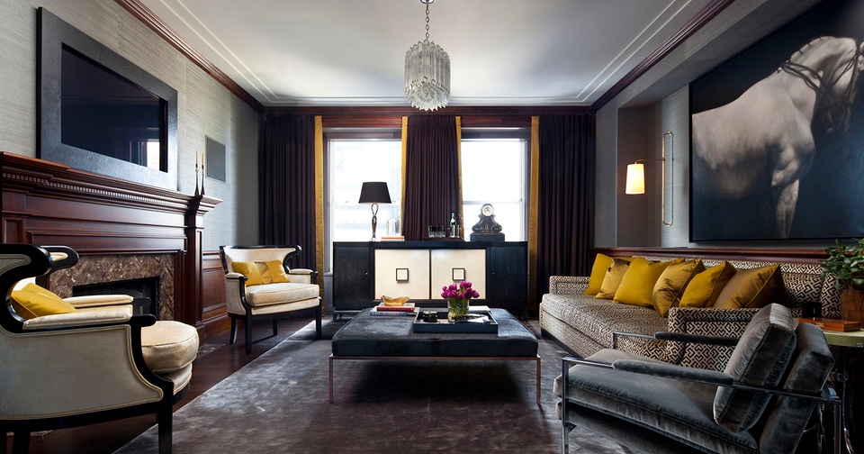 Elegant fusion interior design