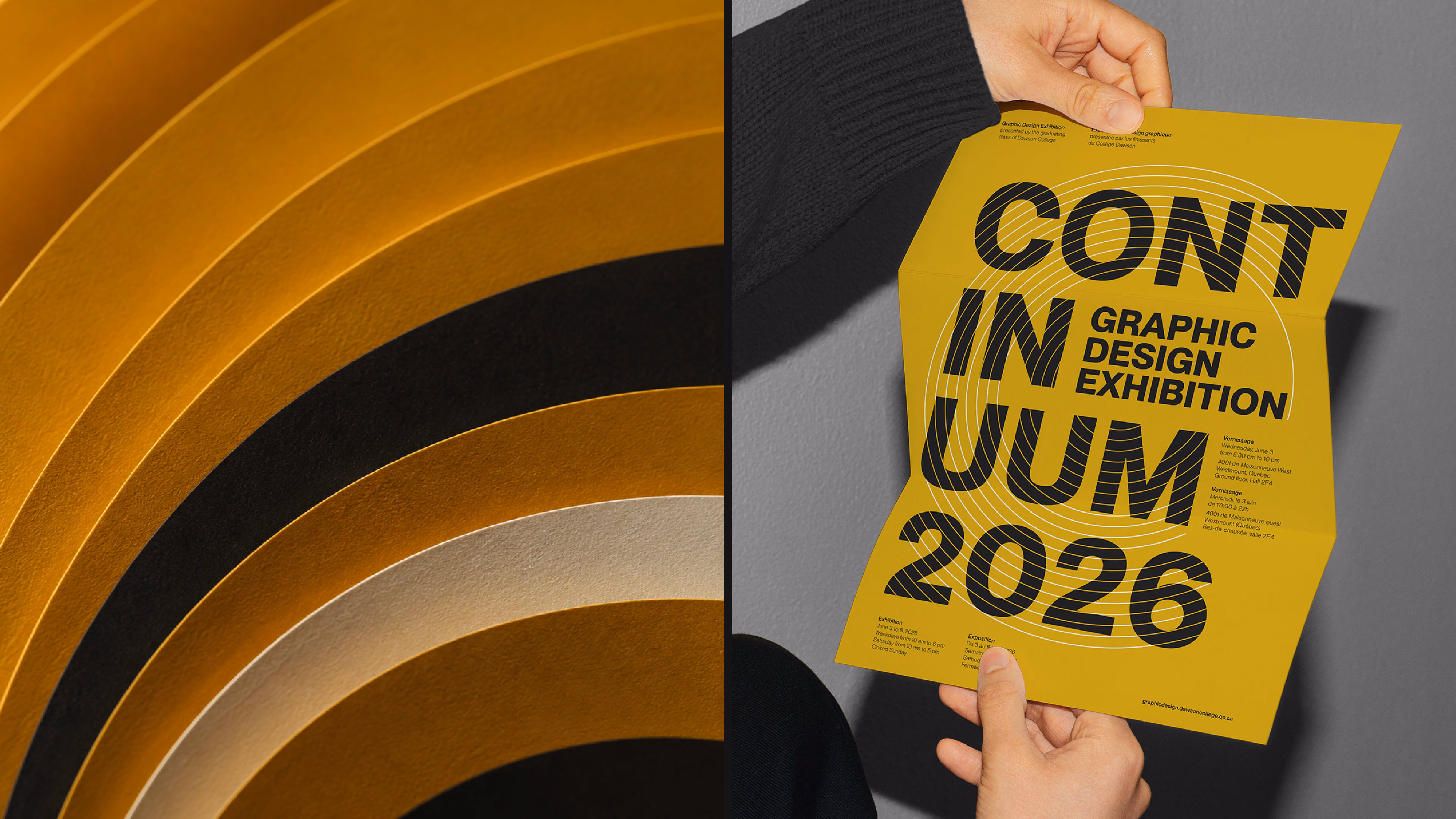 continuum stacked papers poster mockup