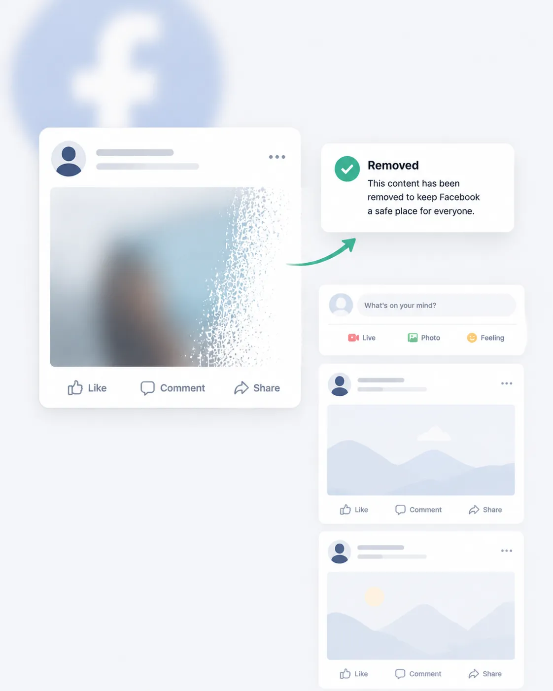 facbook content removal services