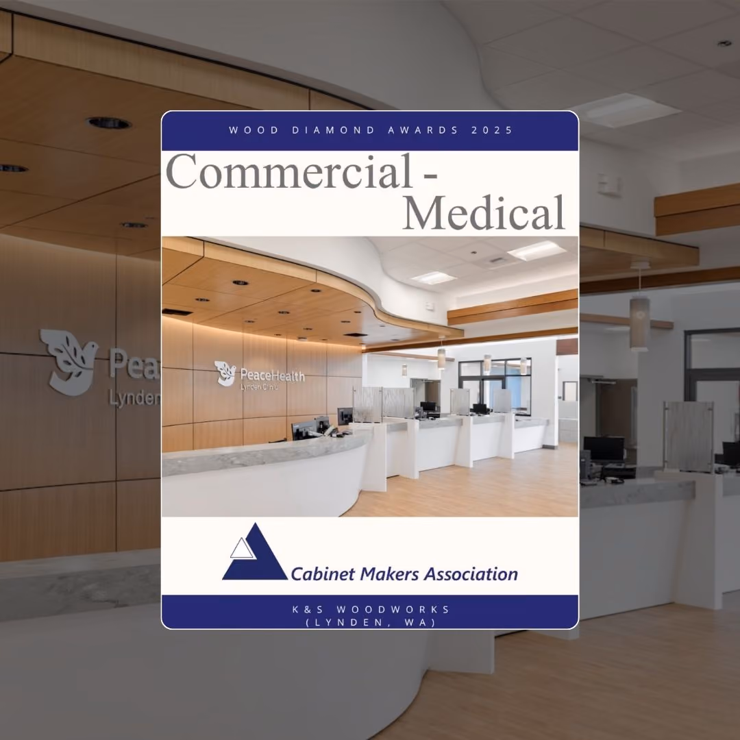 First Place Win at the 2025 Wood Diamond Awards — Commercial Medical