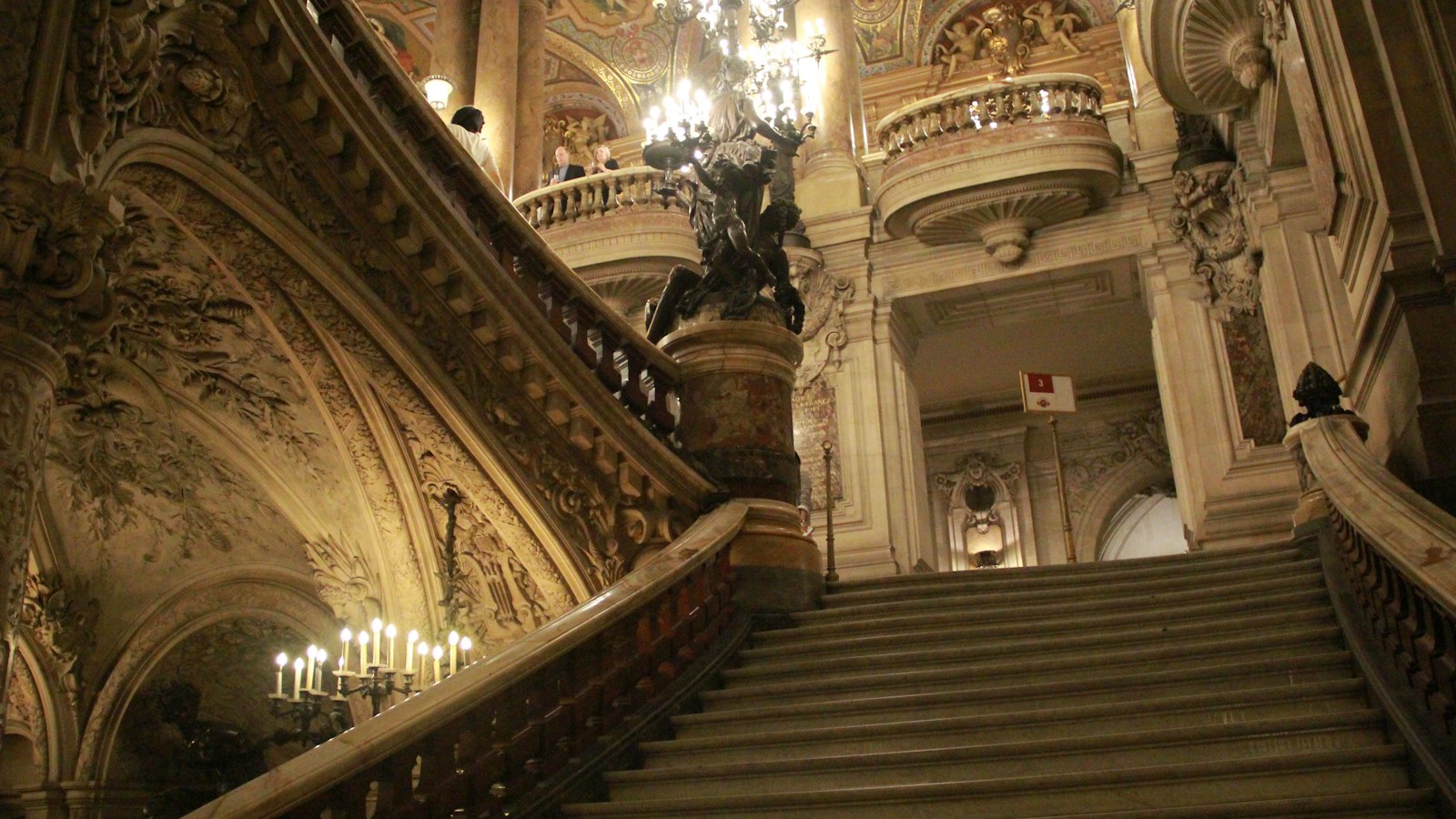 Grand escalier d'un théâtre parisien : la classification et la rémunération des salariés de cinéma