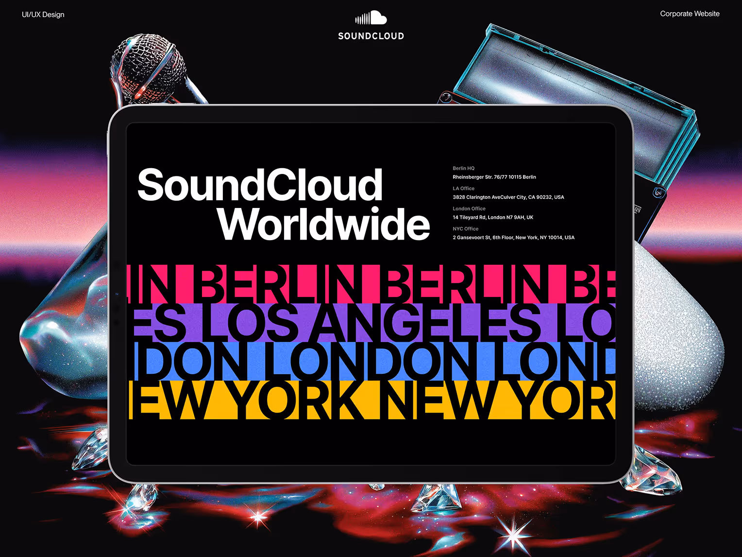 SoundCloud Corporate Website