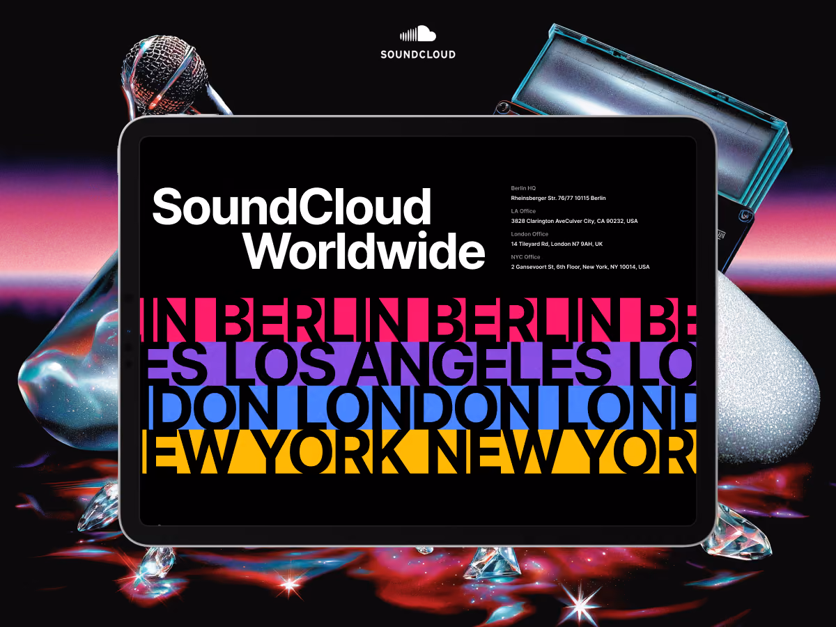 SoundCloud Corporate Website