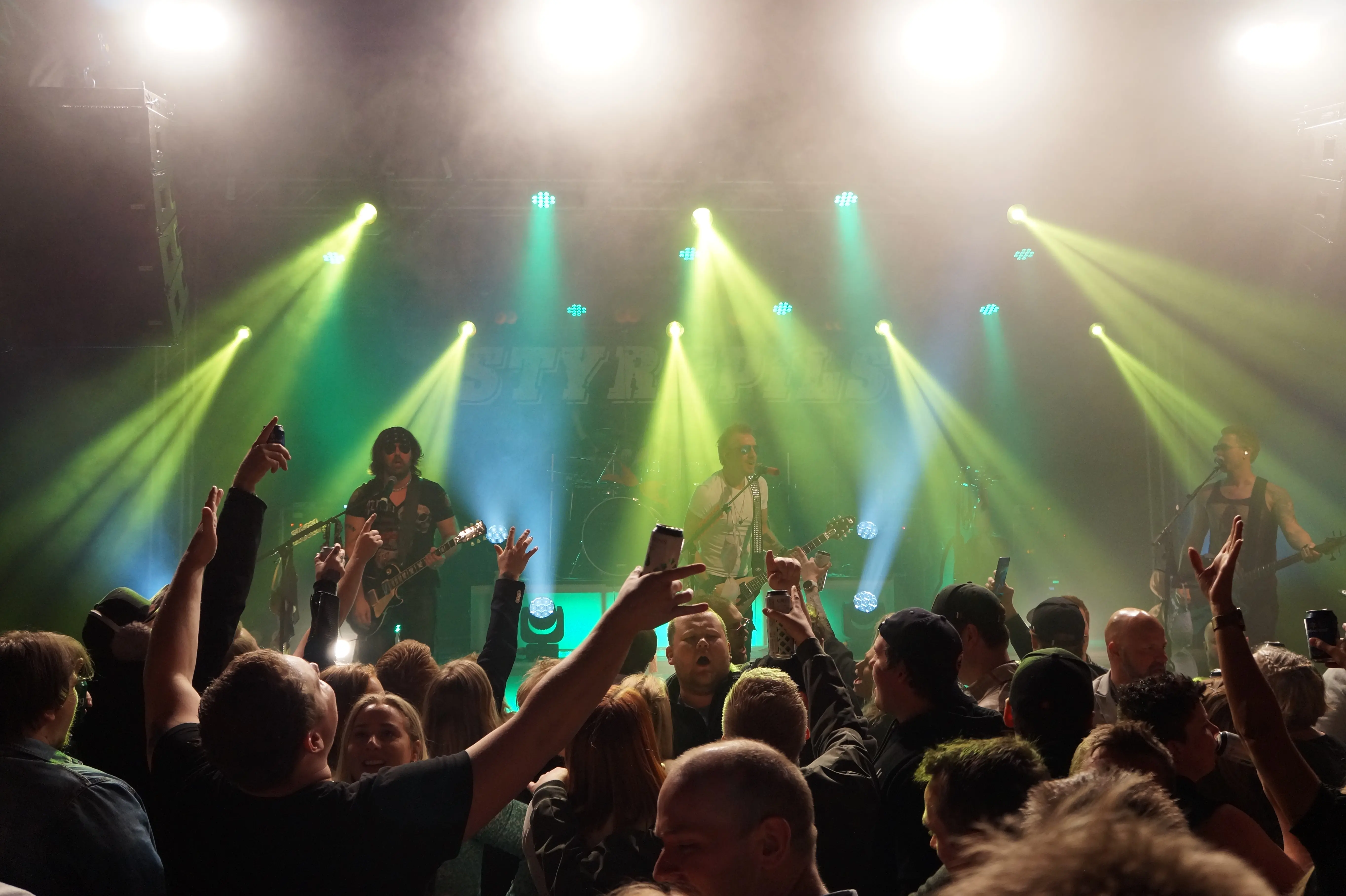 Band on stage