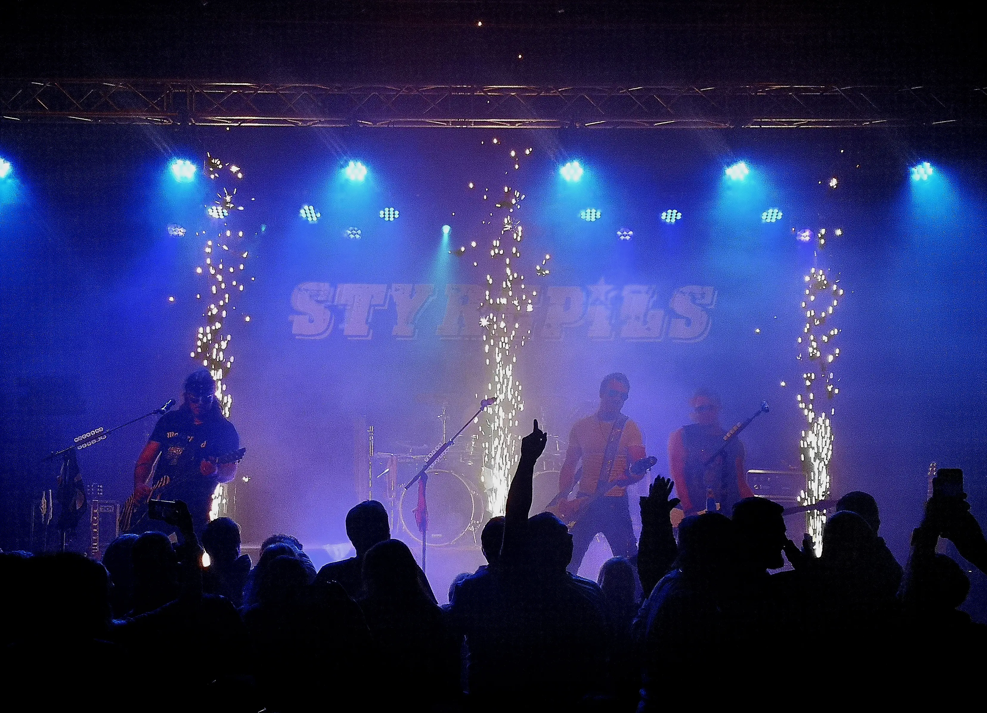 Band on stage
